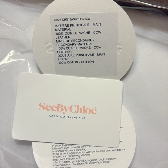 See By Chloé Hanna Mini Cross Body Bag in Motty Grey - Picture 9 of 9